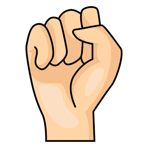 512x512 Hand Finger Fist S Letter S Illustration