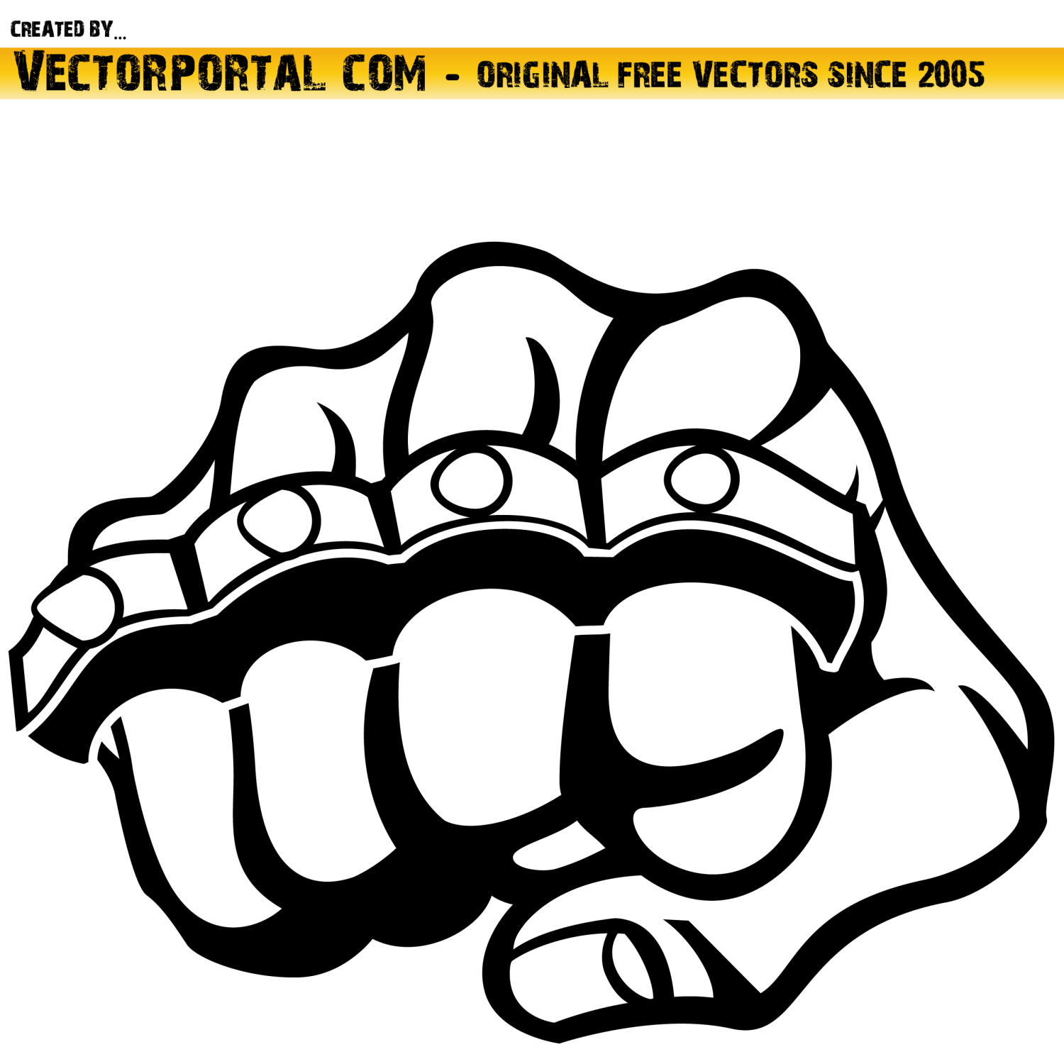 1500x1500 Vector For Free Use Fist Vector