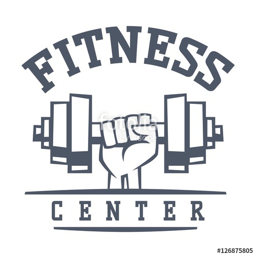 Gym Fitness Logo Vector Badge Stock Image And Royalty Free 500x500 Gym Fitness Logo Vector Badge Stock Image And Royalty Free