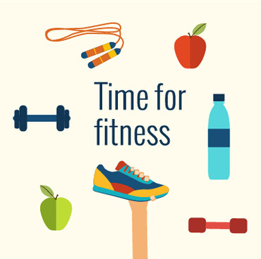 Fitness Free Vector Download 370x368 Fitness Free Vector Download