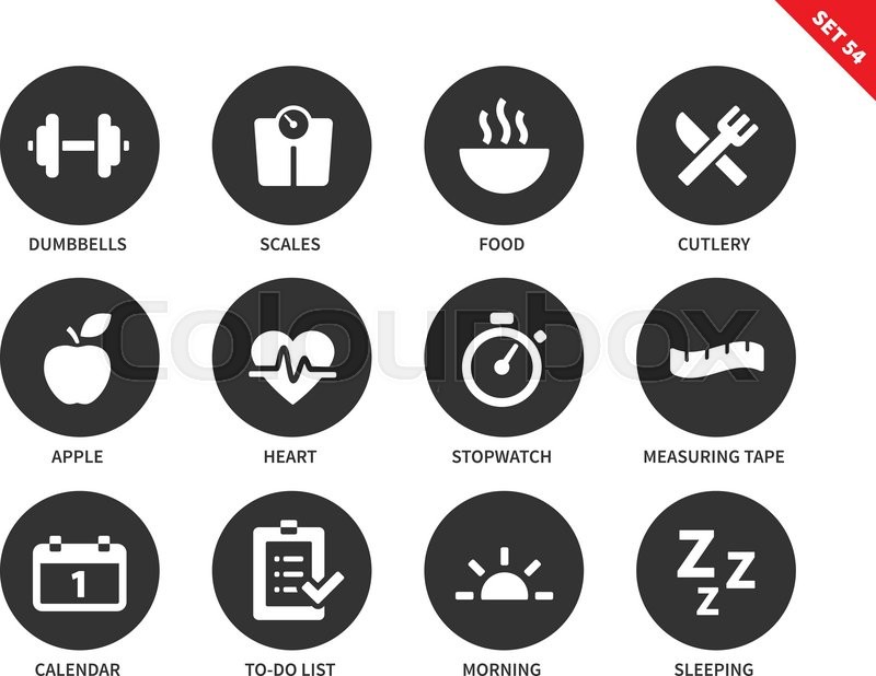 Fitness Vector Icons Set Sport And Stock Vector Colourbox 800x618 Fitness Vector Icons Set Sport And Stock Vector Colourbox