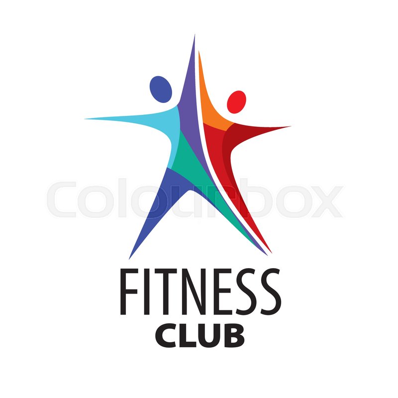 Template Design Logo Fitness Vector Stock Vector Colourbox 800x800 Template Design Logo Fitness Vector Stock Vector Colourbox