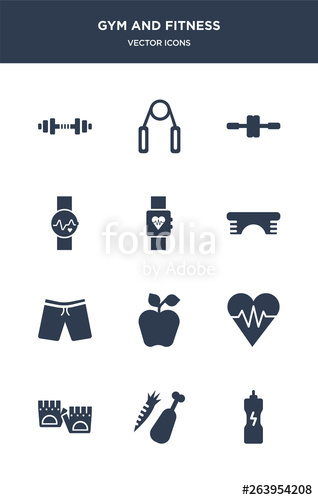 Gym And Fitness Vector Icons Such As Fitness Drink, Fitness 318x500 Gym And Fitness Vector Icons Such As Fitness Drink, Fitness