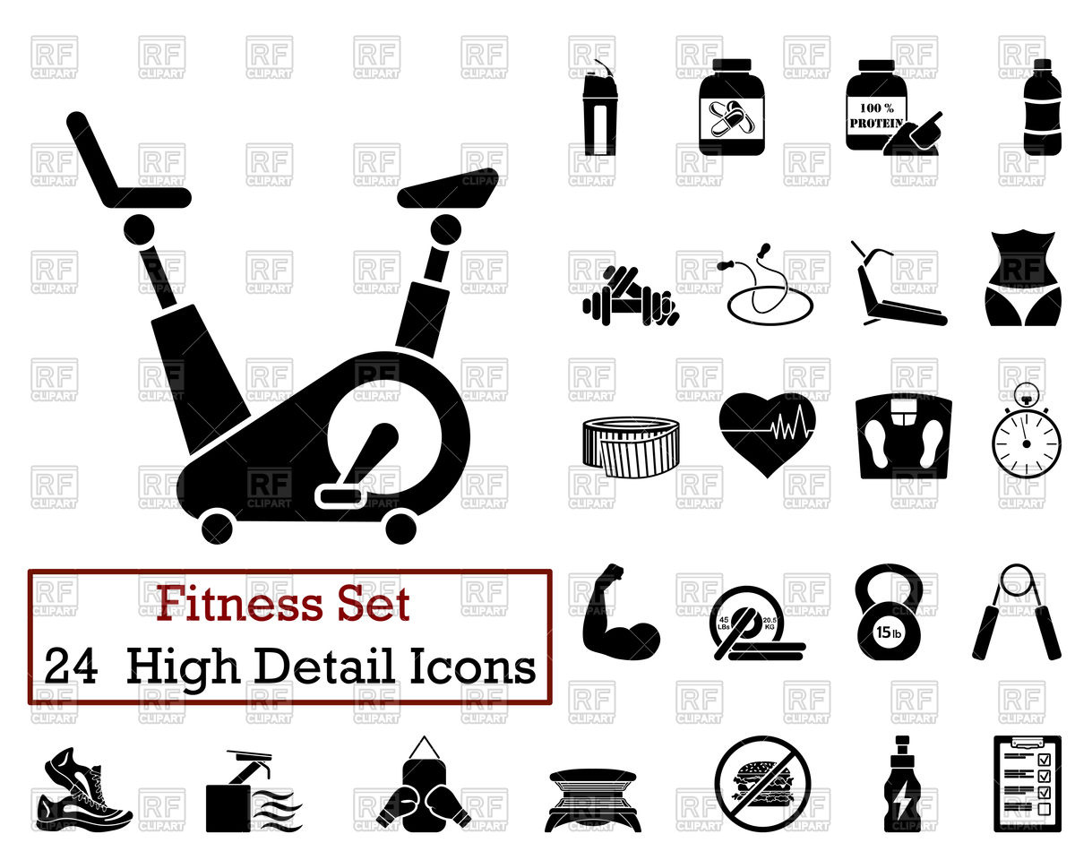 Set Of Fitness Icons Vector Image Of Sport And Leisure Angelp 1200x960 Set Of Fitness Icons Vector Image Of Sport And Leisure Angelp