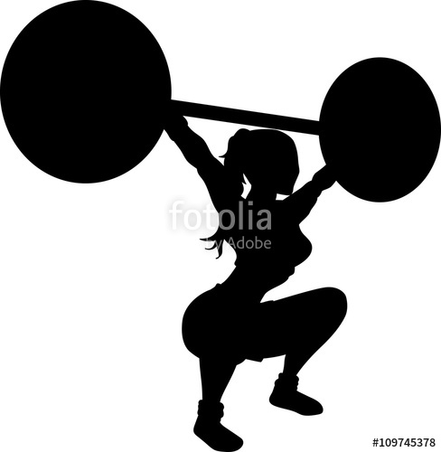 Fitness Woman Silhouette Vector 488x500 Fitness Woman Silhouette Vector