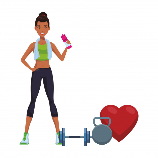 Fitness Woman Cartoon Vector Premium Download 626x626 Fitness Woman Cartoon Vector Premium Download