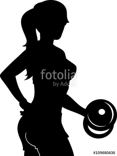 Fitness Woman Silhouette Stock Image And Royalty Free Vector 375x500 Fitness Woman Silhouette Stock Image And Royalty Free Vector