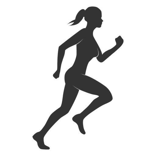 Fitness Woman Silhouette Run 512x512 Fitness Woman Silhouette Run
