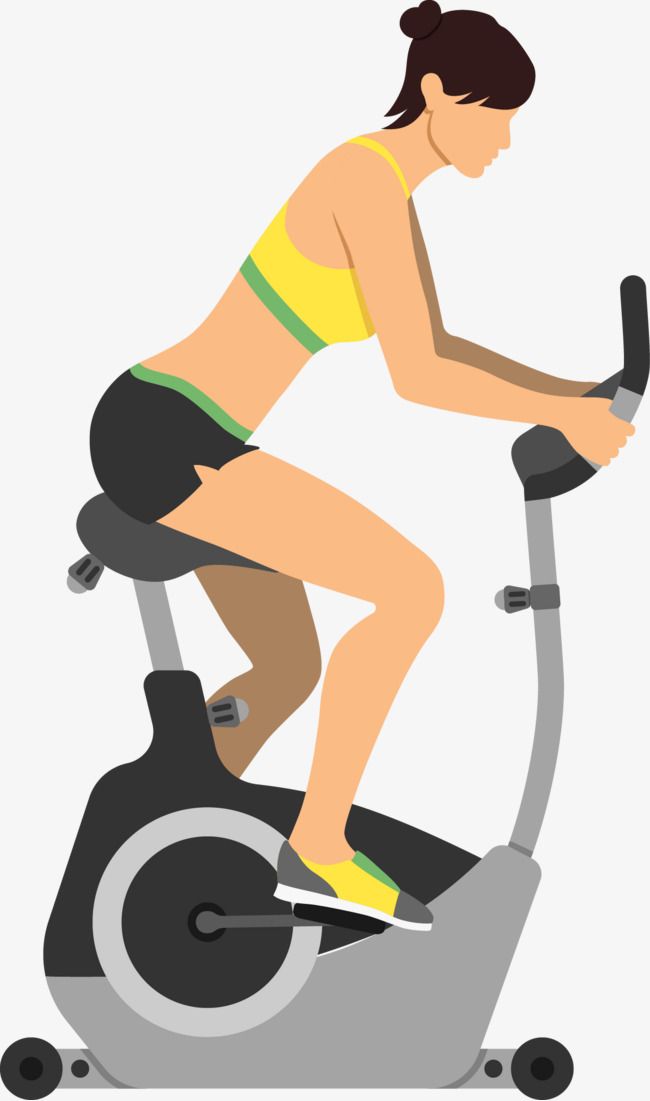 Women's Exercise Bike Vector Material, Bike Vector, Creative 650x1101 Women's Exercise Bike Vector Material, Bike Vector, Creative