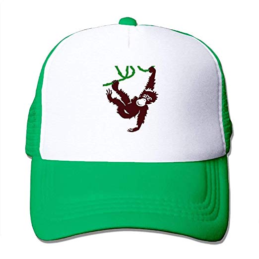 522x522 Teens Monkey Pattern Cartoon Vector Women's Mesh Summer Sun