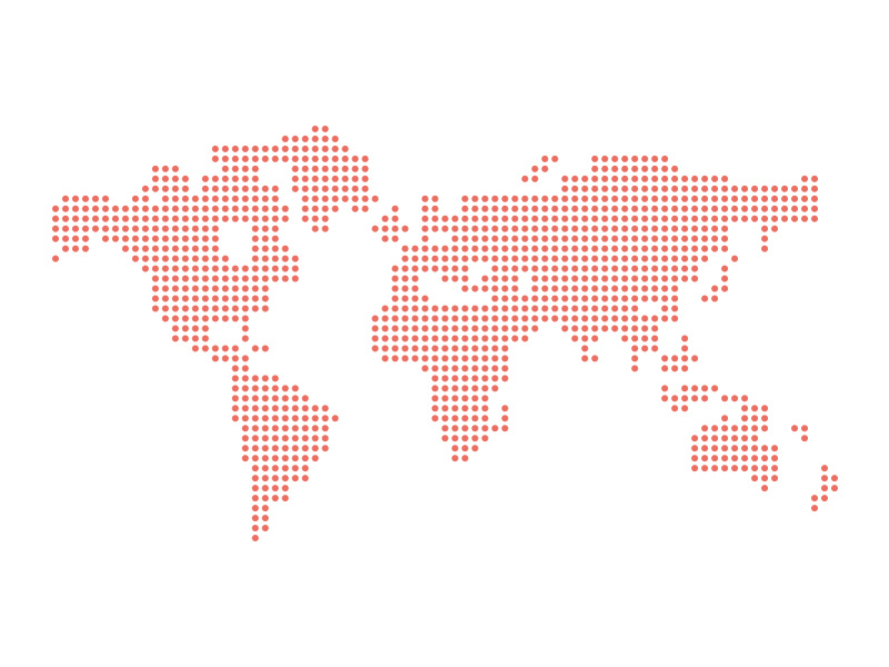 800x600 Dotted Vector World Map Fixed