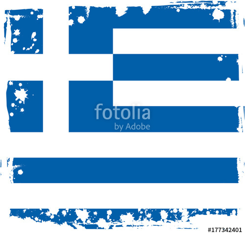 500x481 Abstract Greece Flag, Greek Vector Flag Banner