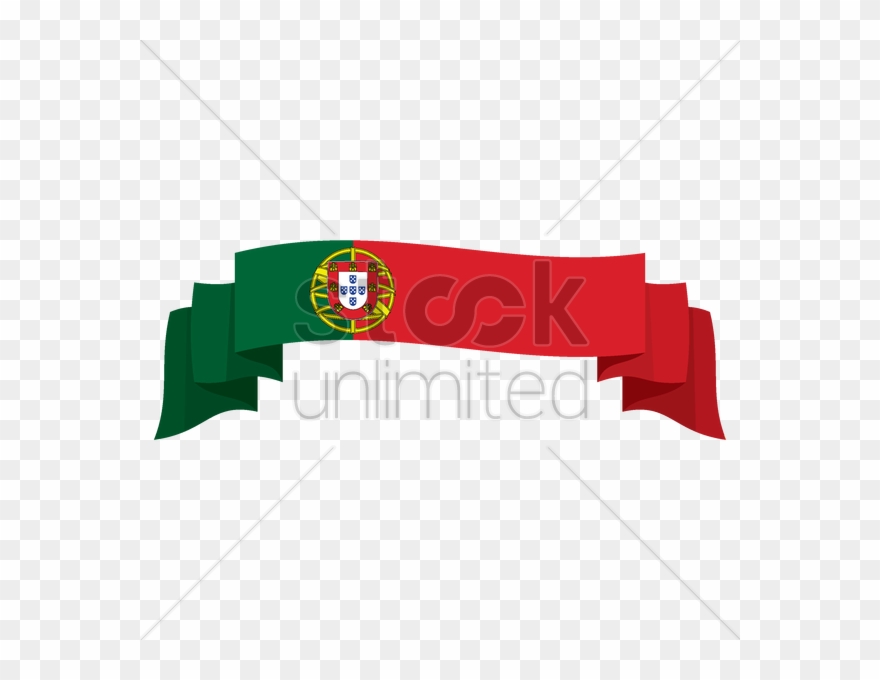 880x680 Portugal Flag Banner Vector Image