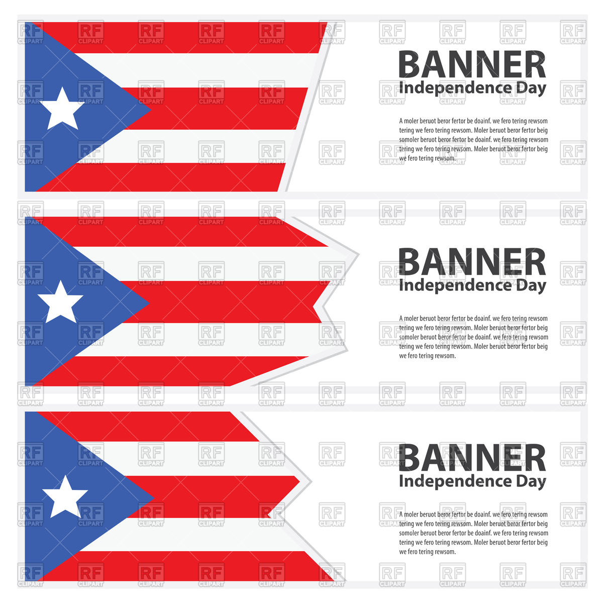 1200x1200 Puerto Rican Flag Banners Vector Image Of Backgrounds, Textures