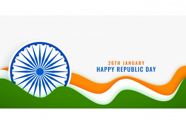 626x417 Stylish Indian Republic Day Creative Flag Banner Vector Free
