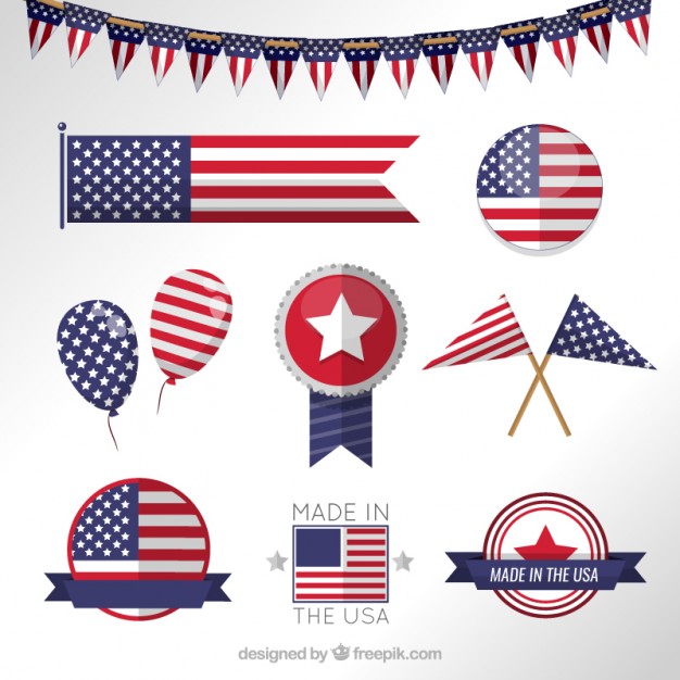 626x626 Usa Flag Banners Vector Free Download