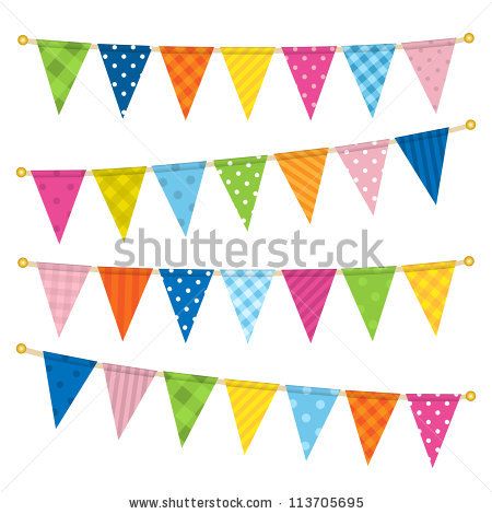 450x470 Triangle Flag Banner Above Bed
