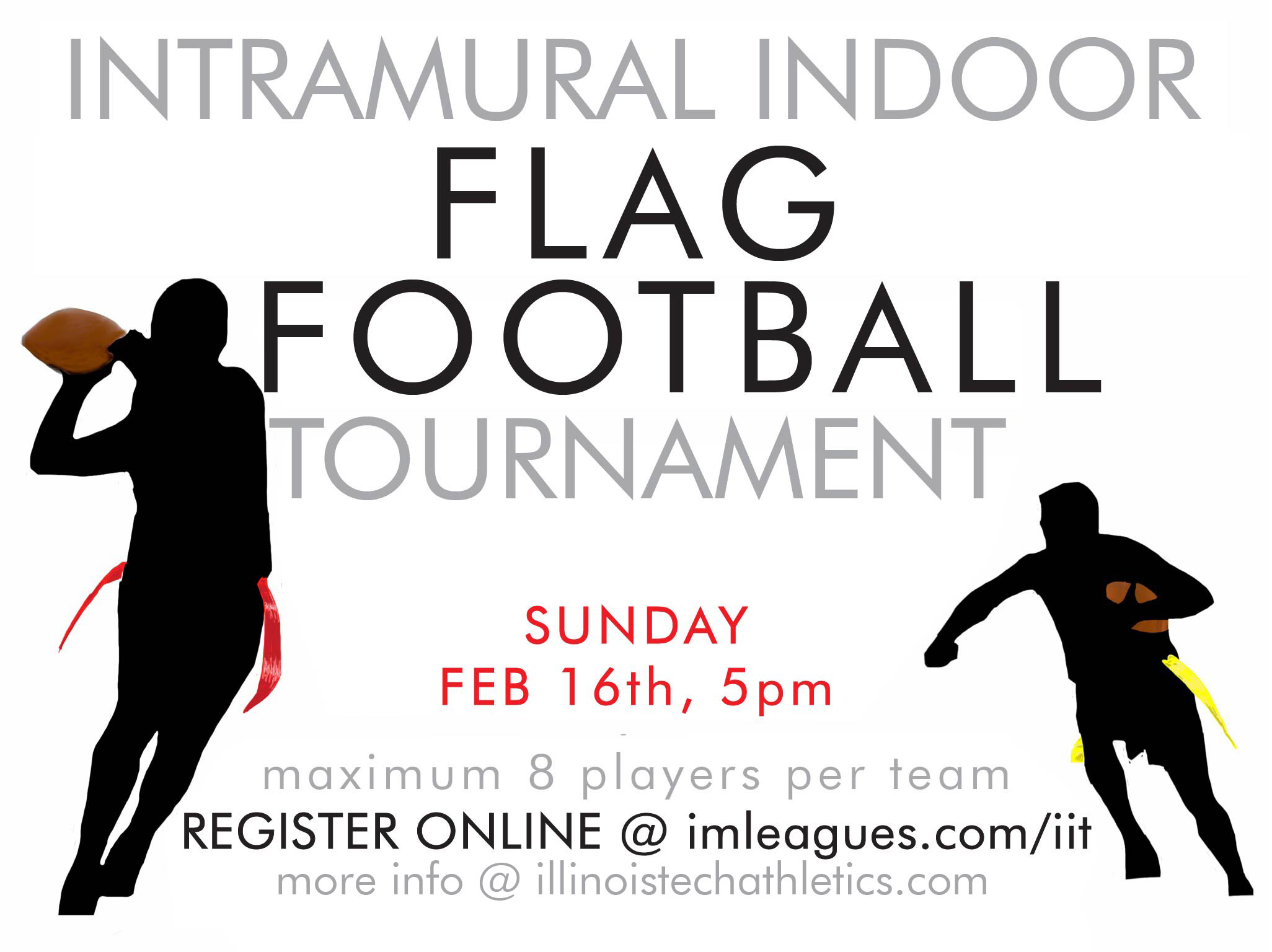 2052x1536 Flag Football Silhouette