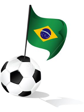 285x380 Vector Illustration Of A German Flag Coming Out Of A Football