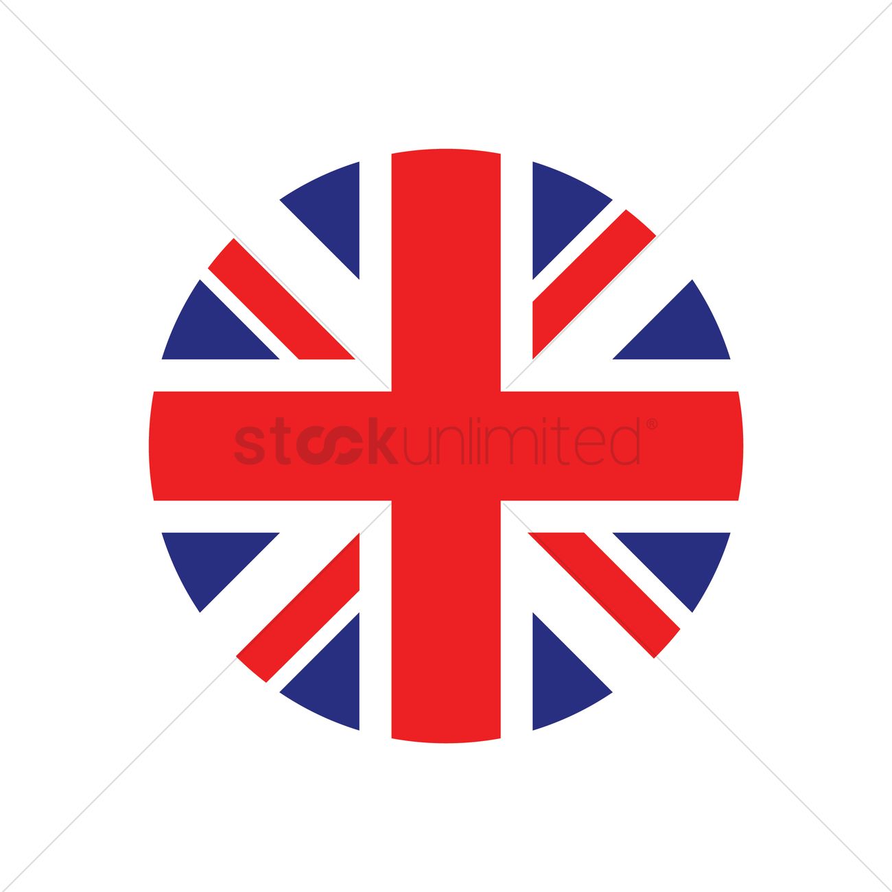 1300x1300 United Kingdom Flag Icon Vector Image