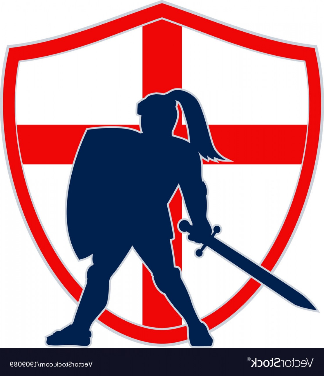 English Knight Silhouette England Flag Retro Vector Soidergi 1117x1296 English Knight Silhouette England Flag Retro Vector Soidergi