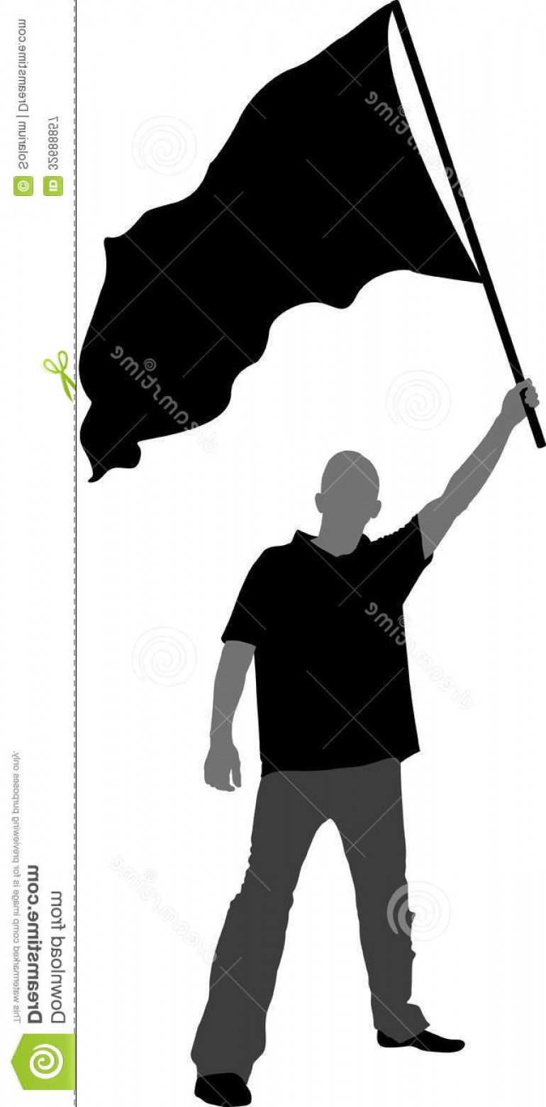 Flag Silhouette Vector at Vectorified.com | Collection of Flag ...