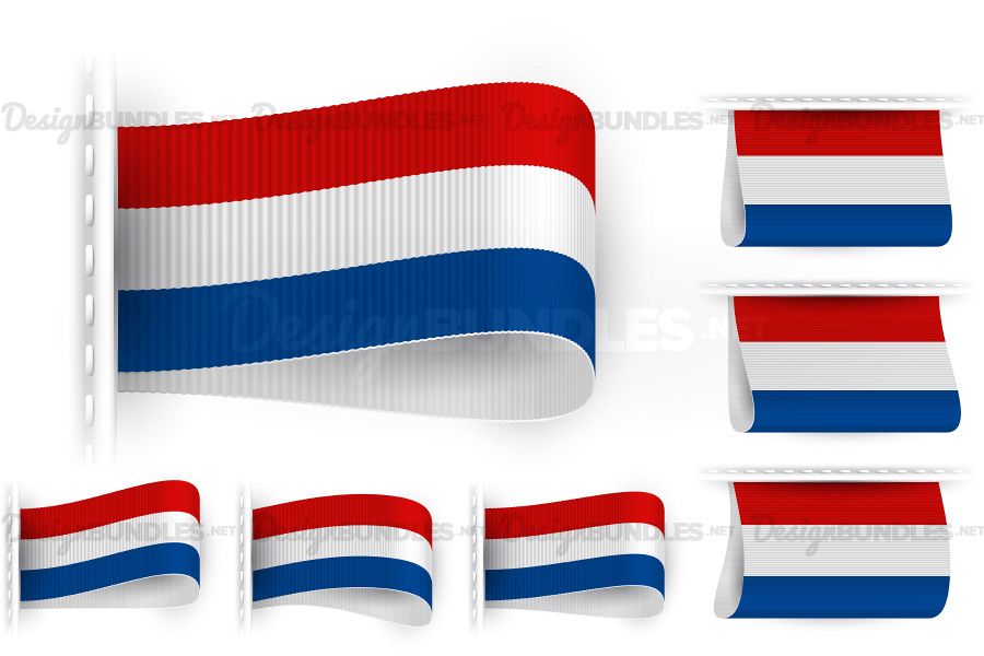900x600 Vector Netherlands Holland Flag Tag Clothes Label Sticker