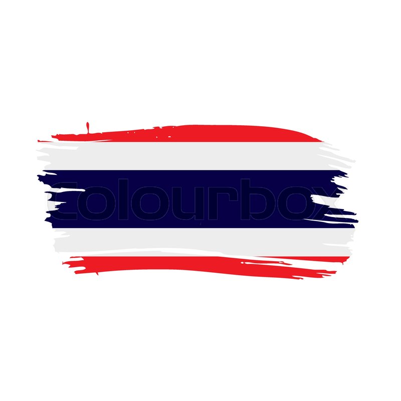 800x800 Thailand Flag, Vector Illustration On Stock Vector Colourbox