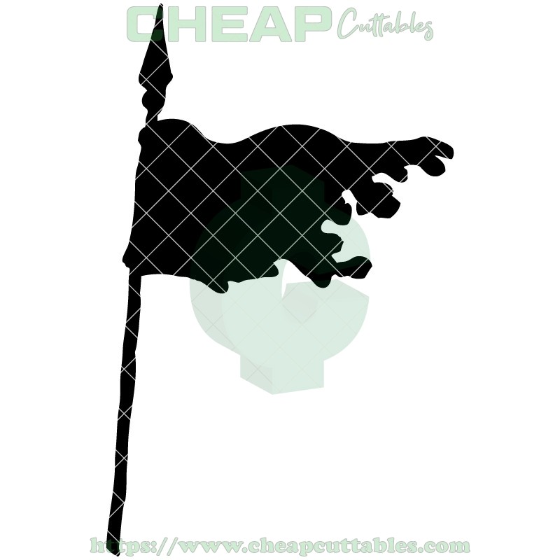 800x800 Battle Worn Flag Vector Design And Cutting
