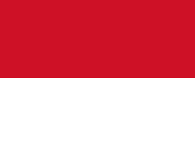 Monaco Flag Vector 400x320 Monaco Flag Vector