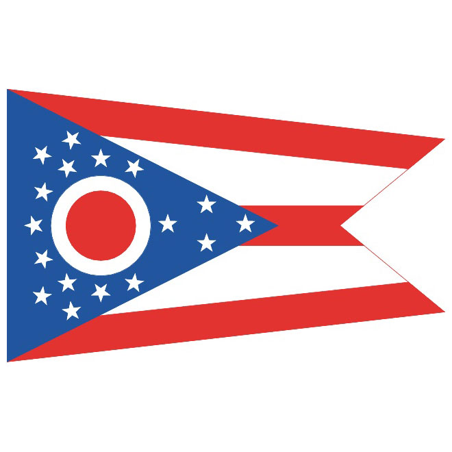 Ohio Flag Vector 660x660 Ohio Flag Vector