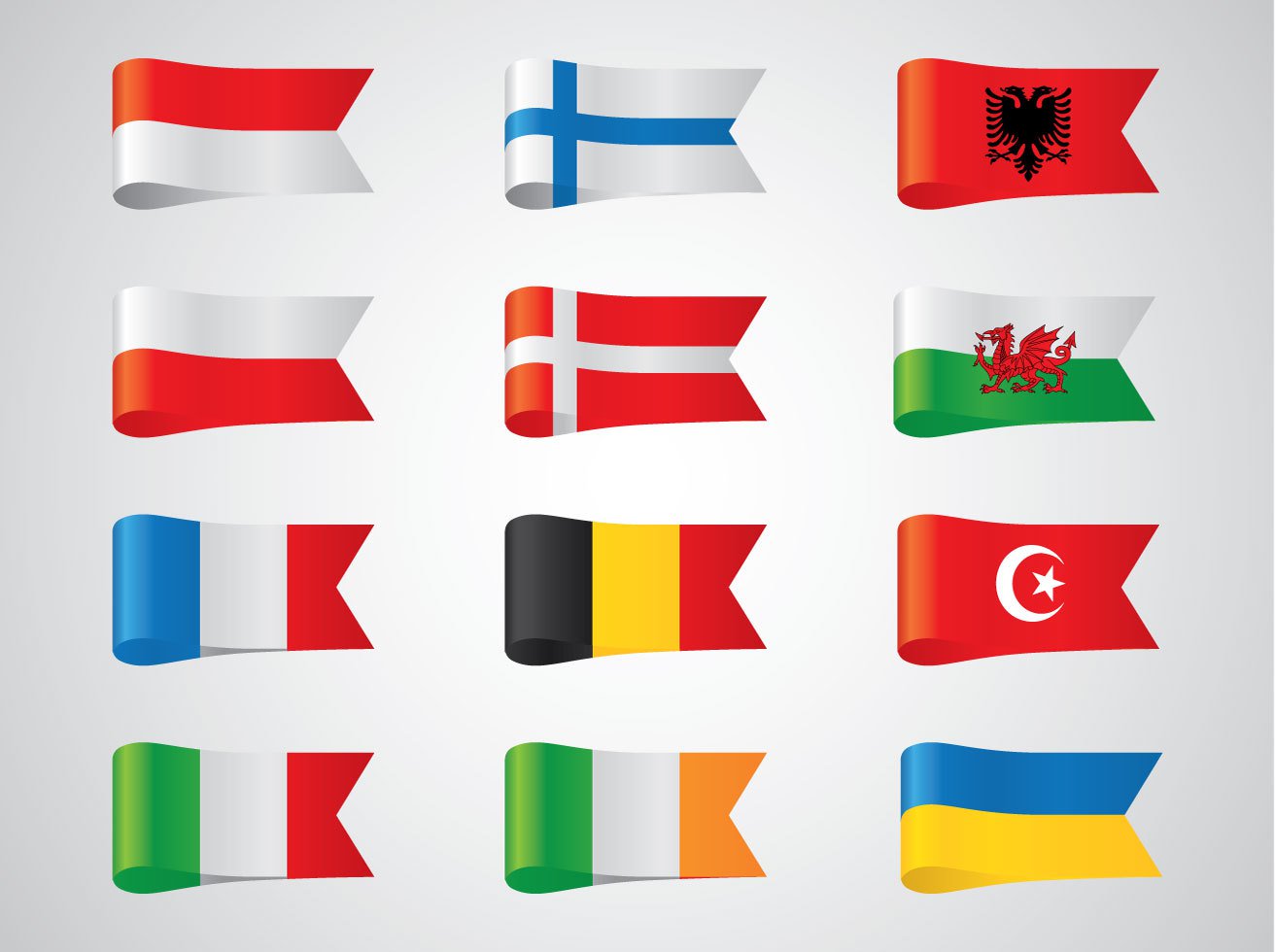Ribbon Country Flag Vector Art Graphics 1312x980 Ribbon Country Flag Vector Art Graphics