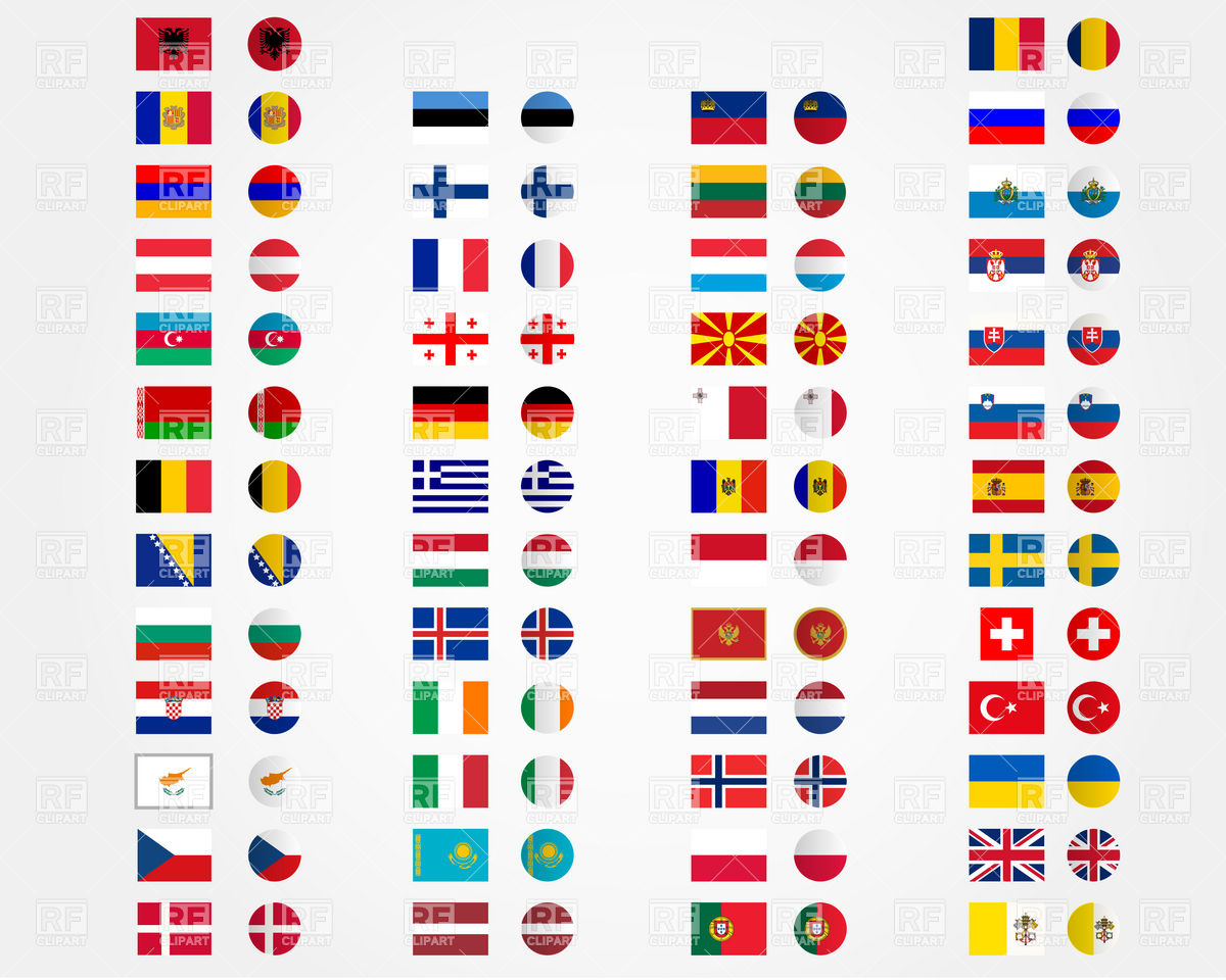 Флаг Азии и Европы