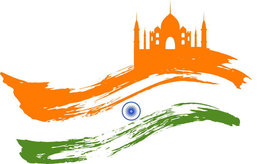 Republic Day Flag Vectors Png 850x524 Republic Day Flag Vectors Png
