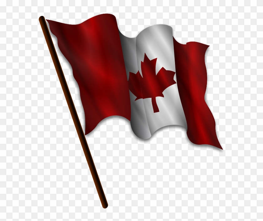 Waving Canadian Flag Vector Png Download 840x707 Waving Canadian Flag Vector Png Download