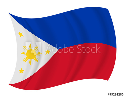 500x389 Philippines Flag Waving Vector