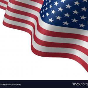 300x300 Usa Flag Waving In The Wind Vector Catchsplace