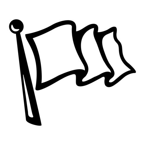 490x490 Flag Waving Vector Icon