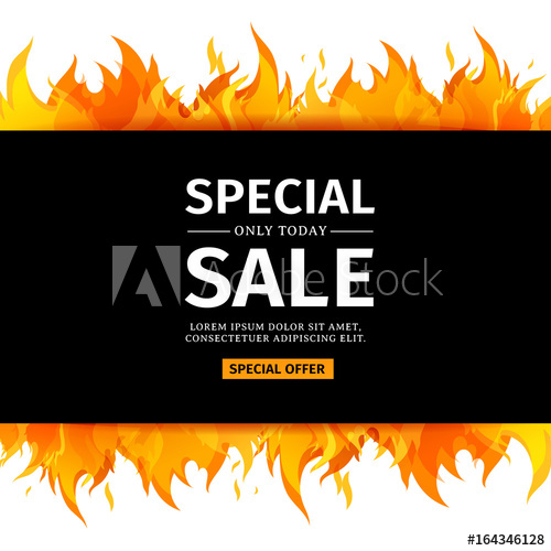 Template Design Horizontal Banner With Special Sale Card For Hot 500x500 Template Design Horizontal Banner With Special Sale Card For Hot