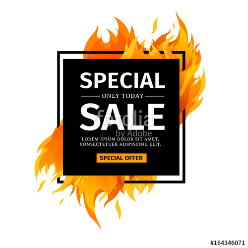 Template Design Square Banner With Special Sale Black Card 500x500 Template Design Square Banner With Special Sale Black Card