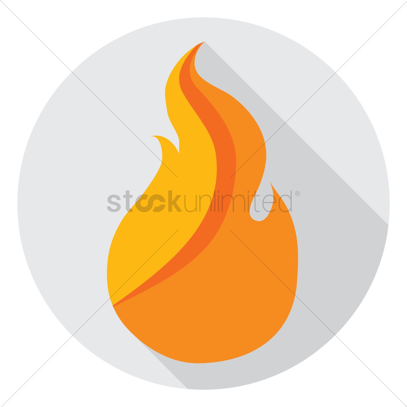 1300x1300 Fire Flame Icon Vector Image