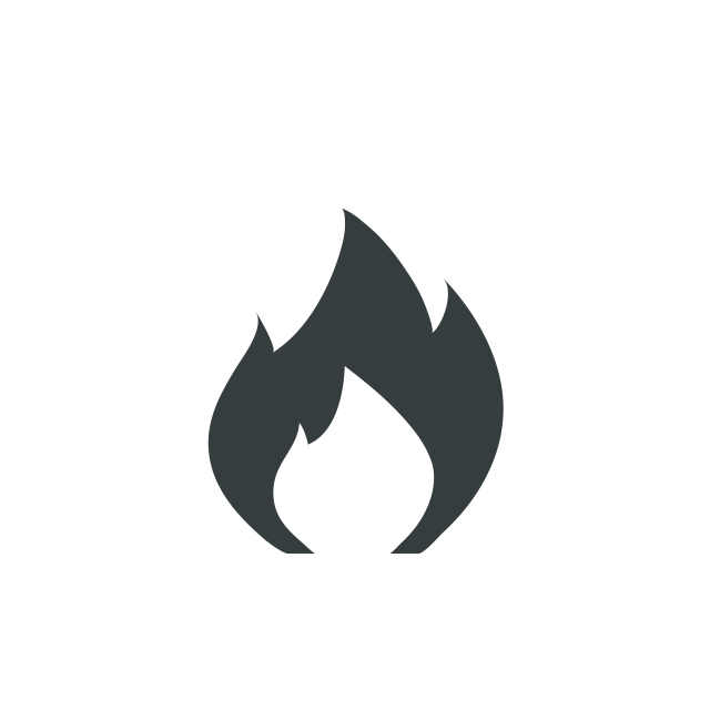 640x640 Hot Flame Icon Vector Illustration, Abstract, Art, Background Png