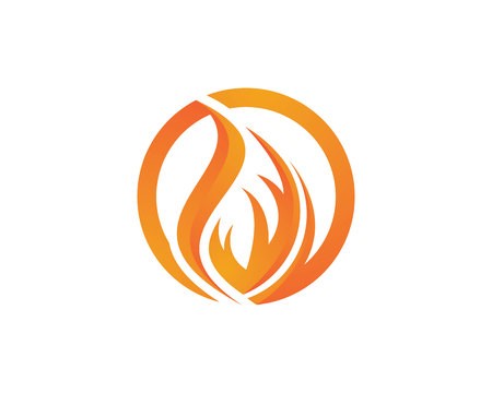 450x360 Fire Flame Logo Template Vector Icon Oil, Gas And Energy Logo