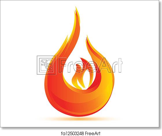 560x470 Free Art Print Of Fire Flames Logo Vector Fire Flames Logo