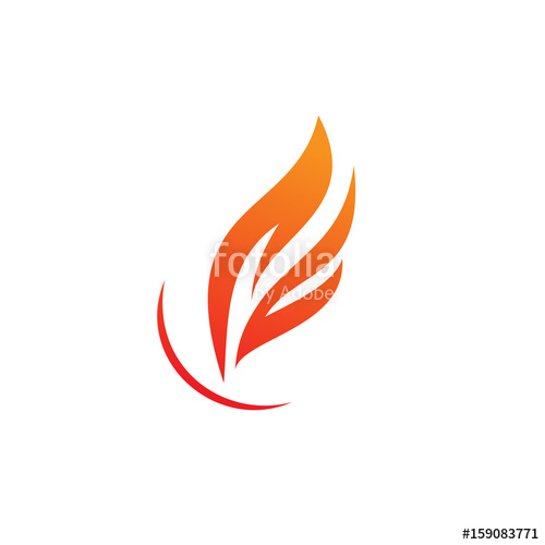 500x500 Abstract Vector Logo Concept Illustration Flag Business Logo