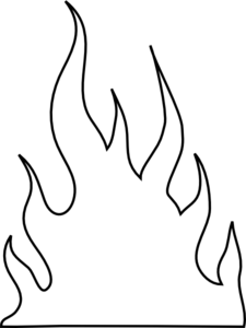 Flame Outline Vector