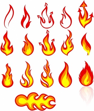 310x368 Flame Pattern Free Vector Download