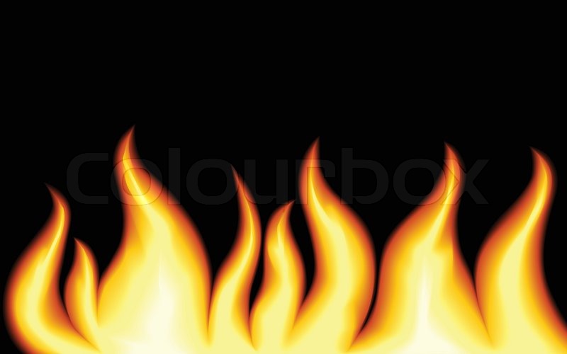 800x500 Red Burning Flame Pattern Vector Stock Vector Colourbox