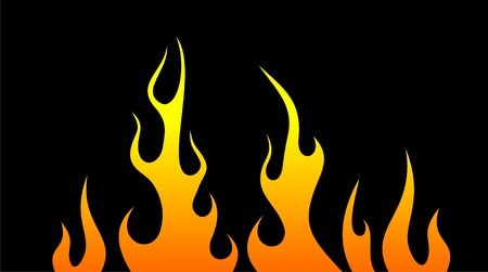 450x251 Red Burning Flame Pattern Vector Royalty Free Vector Graphics