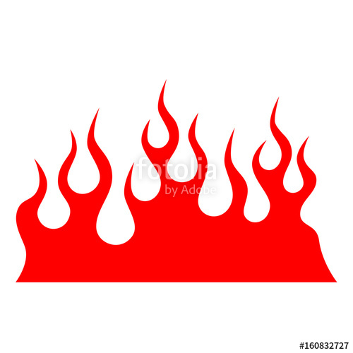 500x500 Flame Vector Fire Colored Tribal Flames It Can Be Used